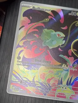 2025 Pokemon Bulbasaur 133/132 Full Art Mega Evolution MINT - Image 5