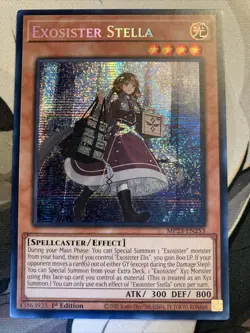 Yugioh! Exosister Stella - 1st ed Prismatic Secret Rare - MP21-EN253 - NM - Image 1