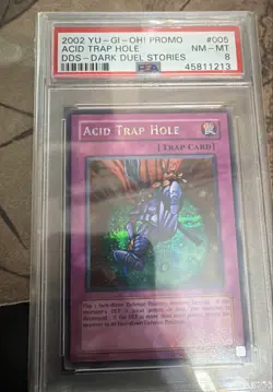 Acid Trap Hole (Dark Duel Stories) DDS-005 Yu-Gi-Oh! Video Game Psa 8 - Image 1