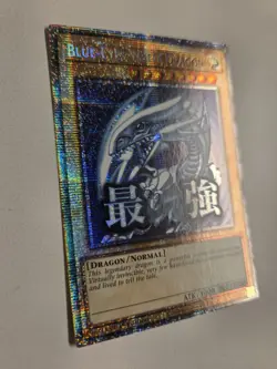 Blue-Eyes White Dragon RA05-EN085 Starlight Rare Stamped Yugioh 1st Edition Set - Image 3