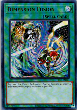 Yugioh Dimension Fusion IOC-EN094 Unlimited Ultra Rare Holo - NM 💎 - Image 1