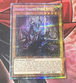 Yu-Gi-Oh Primite Dragon Ether Beryl RA05-EN033 Starlight Rare - Image 1