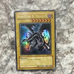 Konami Yu-Gi-Oh! Red-Eyes B. Dragon SDJ-001 Ultra Rare Holo Unlimited - Image 1