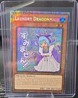 Yu-Gi-Oh! TCG Laundry Dragonmaid RA05-EN095 RC5 1st Ed Holo Effect 2024 - Image 1