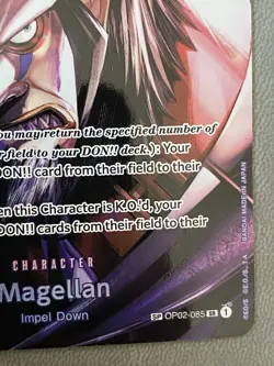 Magellan - OP02-085 SR - SP - Alt Art - One Piece - English NM - Image 5