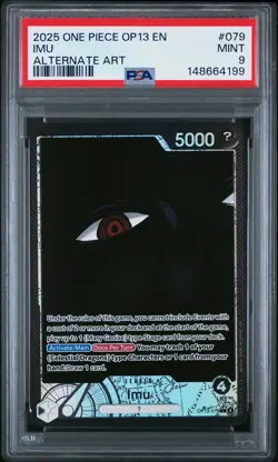 2025 ONE PIECE OP13-CARRYING ON HIS WILL ALTERNATE ART #079 IMU PSA 9 - Image 1