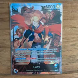 Lucy OP15-002 Leader Alt Art (MINT) Pack Fresh ENGLISH One Piece CCG - Image 1