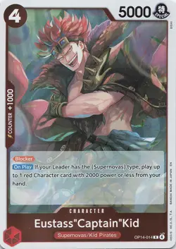 EUSTASS"CAPTAIN"KID OP14-014 R THE AZURE SEA'S SEVEN ONE PIECE FOIL LP - Image 1