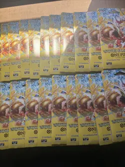 Lot Of 25 One Piece (OP15) - Adventure on Kami's Island Sleeved Booster Packs 🔥 - Image 1