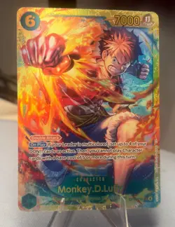 Monkey D. Luffy OP13-118 SEC Carrying On His Will One Piece TCG English NM - Image 1