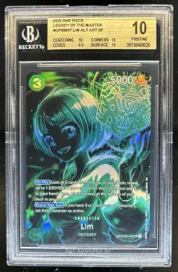 2025 One Piece Legacy of the Master Lim Special Alternate Art #OP09-037 BGS 10 - Image 1