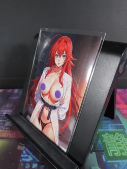 Rias Gremory High School DxD Custom Art Card NM Anime Sexy Waifu Collectible - Image 2