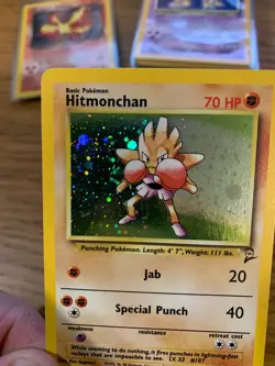 Hitmonchan (8/130) Holo Base Set 2 Pokemon Card! FAST & FREE P&P! - Image 4