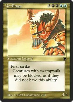 Ur-Drago - MtG Legends - Rare NM 1994 - Image 1