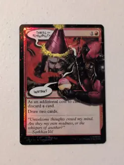 Thrill Of Possibility POOL PARTY FOIL 2026 MTG Secret Lair Drop Deadpool - Image 1