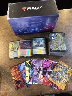 Lot of 148 FOIL MTG Cards from Kamigawa Neon Dynasty Edition Magic 2022 - Image 1