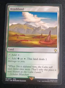 MTG Final Fantasy - Brushland - Rare - Image 1