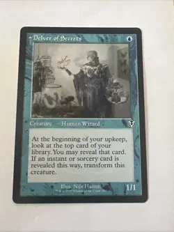 MTG Delver of Secrets Insectile Aberration Retro Frame - Innistrad Remastered - Image 1