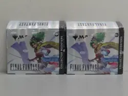 (2) Lot 2025 Magic The Gathering Final Fantasy Sealed Collector Booster Box - Image 1
