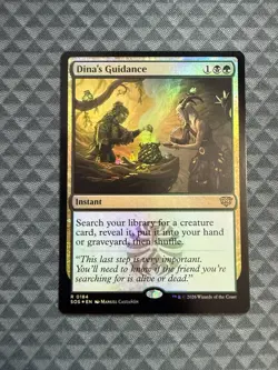 MTG Dina’s Guidance #0184 Foil Rare Secrets of Strixhaven (SOS) - Image 1