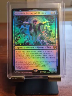 MTG Spiderman Mysterio Master of Illusion Foil NM - Image 1