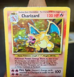 Pokemon TCG Charizard Base Set 4/102 Holo Rare 1999 Wizards 120 HP - Image 2