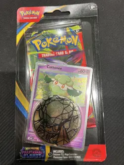 Pokemon TCG Phantasmal Flames Single Blister Pack New Sealed Cottonee - Image 1