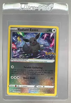 Radiant Eevee 2019 Pokemon Sword & Shield Black Star Promos #SWSH230 - Image 1