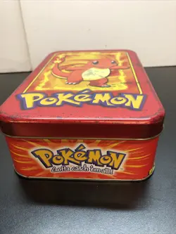 1999 Nintendo / Topps - Pokemon TV Animation Edition - Charmander Tin (Empty W10 - Image 2