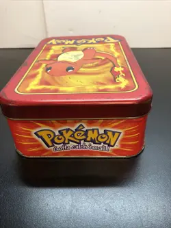 1999 Nintendo / Topps - Pokemon TV Animation Edition - Charmander Tin (Empty W10 - Image 4