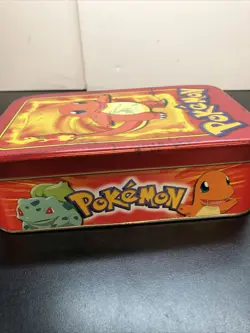 1999 Nintendo / Topps - Pokemon TV Animation Edition - Charmander Tin (Empty W10 - Image 5