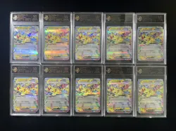 2025 Pokemon TCG JPN M2a 044/193 RR Pikachu Ex RPA Pristine 10 Lot*10 #12 PC46 - Image 1