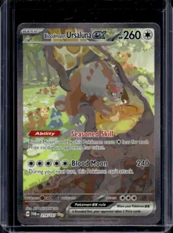 2024 Pokemon Twilight Masquerade Bloodmoon Ursaluna ex #216/167 - Image 1