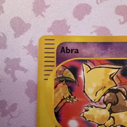 Pokemon Abra 093/165 Expedition Base Set Reverse Holo Common 40 HP Card - Image 3