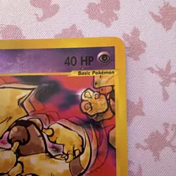 Pokemon Abra 093/165 Expedition Base Set Reverse Holo Common 40 HP Card - Image 4