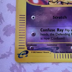 Pokemon Abra 093/165 Expedition Base Set Reverse Holo Common 40 HP Card - Image 5