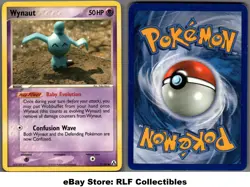2006 Pokemon, EX Legend Maker, #71/92 Wynaut, Common - Image 1