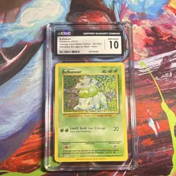 Pokemon Bulbasaur 001/034 Classic Collection CGC 10 Holo 2023 Trading Card - Image 1