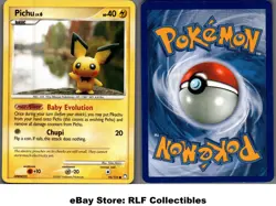 2007 Pokemon, D&P Mysterious Treasures, #93/123 Pichu Lv. 6, Common - Image 1