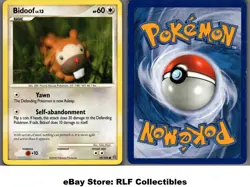 2008 Pokemon, D&P Stormfront, #54/100 Bidoof Lv. 13, Common - Image 1