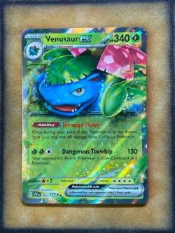 Pokemon Venusaur ex 001/142 Stellar Crown Double Rare Holo NM - Image 1