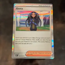 Geeta 188/197 Pokemon Card Pokemon TCG Holo - Image 1