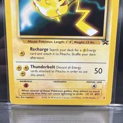 Pikachu 04/53 WOTC Pokemon Movie Promo Card - 1999 Black Star Promo - LP - Image 3
