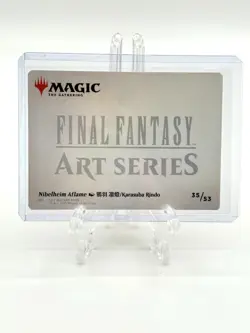 Nibelheim Art Series #35 - Final Fantasy - MTG - In Hand Gold stamped - Image 2