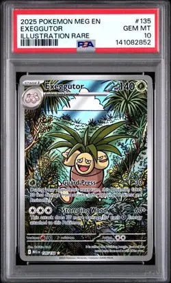 Exeggutor *PSA 10* Illustration Rare *Mega Evolution* #135 * Pokemon - Image 1