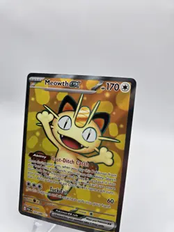 Pokemon Meowth 107/088 Perfect Order Holo Ultra Rare NM sc - Image 2
