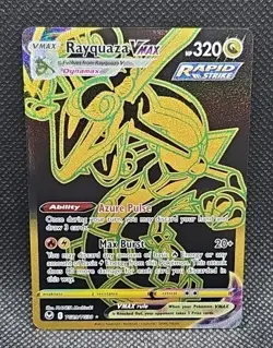 Pokemon TCG Rayquaza VMAX TG29/TG30 Full Art Near Mint Condition - Image 1
