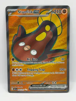 Stunfisk ex 252/217 Ascended Heroes NM Ultra Rare Holo Pokemon TCG - Image 1
