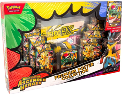 Pokemon TCG Ascended Heroes Premium Collection Poster Box Mega Lucario New - Image 1