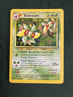 Bellossom 3/111 Neo Genesis Holo Pokemon Card Stage 2 Grass Type - Image 1